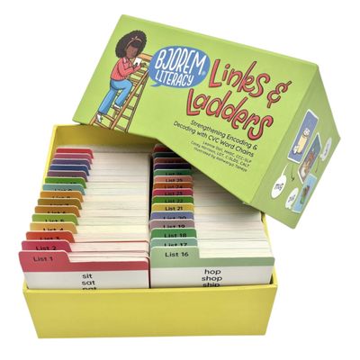 Bjorem Literacy Links & Ladders Word Chaining Cards Build Phonemic Awareness, Reading & Spelling Skills Through Sound Manipulation