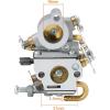 JPPJNDM TS420 TS410 CarburetorSthil TS410Z TS420Z Concrete Cut-Off Saw C1Q-S118 for Carb 4238 120 0600 Air Filter Oil Bubble Set view 4