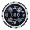 Playzaic 14-gram Ace Casino Poker Chips (50-Pack) Heavy Clay Composite Set - Bulk Casino Chips with Denominations for Texas Holdem, Blackjack - Betting Game Accessories ($5,000 Pink) view 2