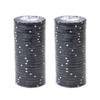 Playzaic 10-gram Scroll Premium Poker Chips (50-Pack) Casino Ceramic Set - Bulk Casino Chips with Denominations for Texas Holdem, Blackjack - Betting Game Accessories ($0.50 Gray) view 3