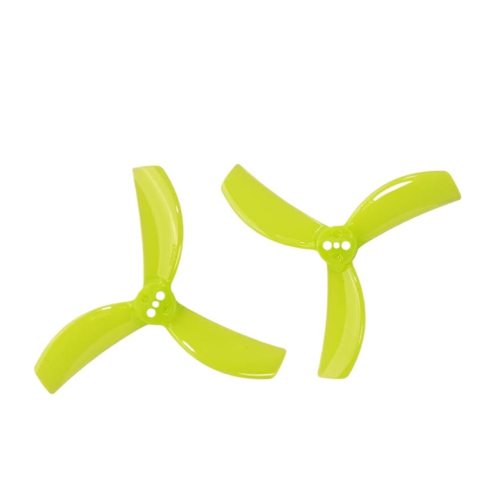 2820-3 Propeller 2.8x2.0 Inch Clear Yellow For 5 Inch Drone Compatible With RC Quadcopter CW CCW Rotation Pair(Yellow)