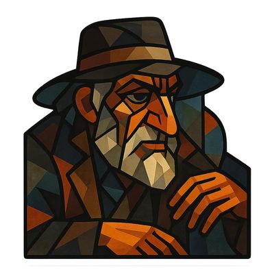 Cubist Fagin Sticker (2.75" x 3")