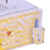ANT Housing Nest Display Box DIY with Feed Hamper Transparent Habitat ANT Farm for Observation Children's Day, Yellow view 3