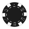 Playzaic 11.5-gram Striped Dice Poker Chips (50-Pack) Clay Composite Set - Bulk Blank Casino Chips - No Denominations for Texas Holdem, Blackjack - Betting Game Accessories (Orange) view 2