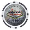 Playzaic 14-gram Las Vegas Poker Chips (50-Pack) Heavy Clay Composite Set - Bulk Casino Chips with Denominations for Texas Holdem, Blackjack - Betting Game Accessories ($1 White) view 2