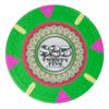 Playzaic 13.5-gram The Mint Professional Poker Chips (50-Pack) Heavy Clay Composite Set - Bulk Casino Chips with Denominations for Texas Holdem, Blackjack - Betting Game Accessories ($25 Green) view 1