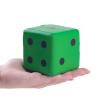 Anboor Large Foam Dice for Adults Kids - 3.15" Jumbo Big Colorful Dice Giant Soft Fun for Game Nights & Classroom Activities (Green) view 1
