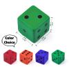 Anboor Large Foam Dice for Adults Kids - 3.15" Jumbo Big Colorful Dice Giant Soft Fun for Game Nights & Classroom Activities (Green) view 2