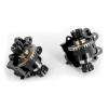 BENMAZ Aluminium RC Front Rear Gearbox & 2Pcs Gears Set Upgrades for Arrma 1/14 Mojave1/18 2S Granite Grom Typhon Grom (Black) view 3