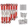 RC Car Upgrade Parts Compatible with WLtoys 144001 1/14 RC Car Upgrade Spare Parts Metal Linkage Servo Pull Rod Steering Tie Rod Set view 1