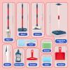 Jenilily Toddler Toys Cleaning Set, Kids Cleaning Toy Stand Set, Pretend Play Home Cleaning Tools Toys PlaysetBroom, Dustpan, Mop, Duster view 3
