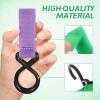 10PCS Baby Stroller Hooks for Bags, Universal Baby Stroller Hooks Clips, Non-Slip Convenient Stroller Straps Accessories Perfect for Wheelchair, Shopping and Pet Cart view 3