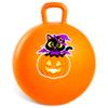 PlayZap Hopper Balls for Kids 3-8, Orange 18 Inches Bouncy Ball with Handle, Inflatable Bouncing Jumping, Hippity Hop Toys Girls Boys Gifts view 1