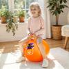 PlayZap Hopper Balls for Kids 3-8, Orange 18 Inches Bouncy Ball with Handle, Inflatable Bouncing Jumping, Hippity Hop Toys Girls Boys Gifts view 2