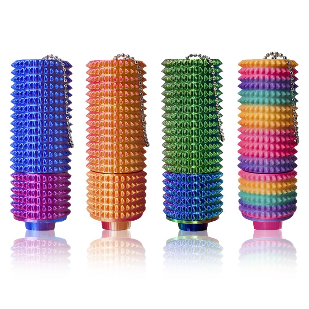 4PCS Little Ouchies Fidget Toy, Spike Roller Toy, Adults Pain stim Fidget Toy, Press and Rotate Adults Spiky Sensory Toys, Portable ADHD Toys, Novelty Gifts