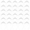 30 Heart Crystal Princess Tiaras, Adjustable Silver Alloy Headbands, Sparkling Rhinestone Crowns, Heart-Shaped Hairpieces For Weddings, Birthdays, And Party Costumes view 3