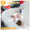 16FT White Bounce House for Adults Kids,Commercial PVC Large Inflatable Bounce House with Slide/Ball Pit/1100W Powerul Blower, Wedding Birthday Party Decorations, 16x14x11ft view 3