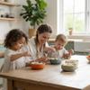Monkey Proof Non-Toxic Stainless Steel Child Bowl 5 with Non-Slip Grooved Silicone Shell, (Set of 4 bowls) Unbreakable, Mess Free Feeding for Babies, Toddlers, Kids, BPA free (Arizona Grooved) view 2