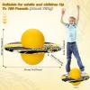 WinnerWhy Pogo Trick Ball for Kids, Up to 160lbs, Pogo Stick Jumper for Boys Girls Balance Bounce Board Ball with Pump Safe Fun Indoor Outdoor Gift Toy for Christmas(Yellow, Black,Distinctive Style) view 2
