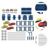 Buildable Race Track for Kids Featuring Alloy Cars and Assembly Fun, 2 Track view 4
