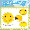 36 Pack 5.5 inch Inflatable Sun Beach Balls Sun Shaped Mini Beach Ball Pool Balls for Kids Summer Pool Games Birthday Pool Party Supplies view 2