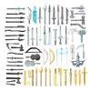 XMBRICDIYY Medieval Weapon Pack Military Weapon Medieval Helmets, Armors Bricks, Military Soldier Weapons Accessories Pack Kits, DIY Assembly Building Blocks - (65PCS view 1