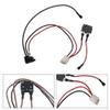 Charging Socket For Children's Electric Vehicles, Children Electric Vehicle Charging Socket 3-Pin Interface Replacement Port with Protective Fuse for 6V 12V 24V Ride On Cars Black(A) view 4