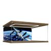 G GUFAMILY Acrylic Box Suitable for lego42181 Vertical Landing Cargo Spaceship Building Block Transparent dust Cover, 3mm Acrylic Thickness, 2cm heightened Brushed Base (Without Toy), view 1
