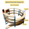 Spiral Mountain 3-Level Support Kit for Wooden Train Sets | Compatible with Brio, Thomas, Hape, IKEA, Melissa and Doug (Spiral Mountain Support Kit) view 3