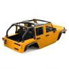 1/10 RC Jeep Wrangler Convertible Hard Shell Kit, for 1/10 RC Crawler TRX4 Axial SCX10 90046 90027 313 Wheelbase Shell Modification Accessories (Yellow) view 4