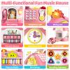 Beacron Baby Toys for 1 Year Old Girl Gifts: 8 in 1 Toddler Learning Musical House for 1 2 Yr Girl and Boy, First Birthday Gift for 12-18 Months, Bilingual Educational Toy for Toddlers 1-3 view 2