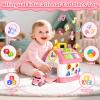 Beacron Baby Toys for 1 Year Old Girl Gifts: 8 in 1 Toddler Learning Musical House for 1 2 Yr Girl and Boy, First Birthday Gift for 12-18 Months, Bilingual Educational Toy for Toddlers 1-3 view 3