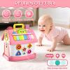 Beacron Baby Toys for 1 Year Old Girl Gifts: 8 in 1 Toddler Learning Musical House for 1 2 Yr Girl and Boy, First Birthday Gift for 12-18 Months, Bilingual Educational Toy for Toddlers 1-3 view 4