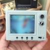 1:12 Miniature Doll Furniture Resin Retro TV Model Television Scenes with LCD Screen & 180 Rotatable Antenna Mini Television view 2
