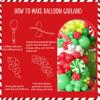 104pcs Whimsical Christmas Balloon Garland Arch Kit with Giant Candy Cane & Swirl Lollipops Foil Balloons, 18/12/10/5 Inch Lime Green Red Polka Dot Latex for Holiday Funny Monster Party Decorations view 4