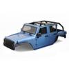 1/10 RC Jeep Wrangler Convertible Hard Shell Kit, for 1/10 RC Crawler TRX4 Axial SCX10 90046 90027 313 Wheelbase Shell Modification Accessories (Blue) view 1