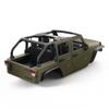 1/10 RC Jeep Wrangler Convertible Hard Shell Kit, for 1/10 RC Crawler TRX4 Axial SCX10 90046 90027 313 Wheelbase Shell Modification Accessories (Military Green) view 4