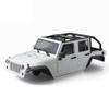 1/10 RC Jeep Wrangler Convertible Hard Shell Kit, for 1/10 RC Crawler TRX4 Axial SCX10 90046 90027 313 Wheelbase Shell Modification Accessories (White) view 1