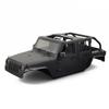 1/10 RC Jeep Wrangler Convertible Hard Shell Kit, for 1/10 RC Crawler TRX4 Axial SCX10 90046 90027 313 Wheelbase Shell Modification Accessories (Matte Black) view 1