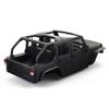 1/10 RC Jeep Wrangler Convertible Hard Shell Kit, for 1/10 RC Crawler TRX4 Axial SCX10 90046 90027 313 Wheelbase Shell Modification Accessories (Matte Black) view 4