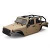 1/10 RC Jeep Wrangler Convertible Hard Shell Kit, for 1/10 RC Crawler TRX4 Axial SCX10 90046 90027 313 Wheelbase Shell Modification Accessories (Khaki) view 1