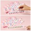 ANABIUP American Mahjong | 166 Premium 1.2-inch Pink Tiles | Complete Mahjong Game Set view 2