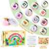 Air Dry Clay Kit for Kids, 12 Animals Modeling Clay with Tutorial Cards & Video, 8 Sculpting Tools, Ultra Light, Safe & Non-Toxic, Arts and Crafts Toys Easter Gifts for Boys Girls view 2