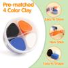 Air Dry Clay Kit for Kids, 12 Animals Modeling Clay with Tutorial Cards & Video, 8 Sculpting Tools, Ultra Light, Safe & Non-Toxic, Arts and Crafts Toys Easter Gifts for Boys Girls view 4