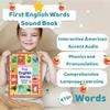 2025 New First English Words Sound Book 470+ Words,21 Themes,English Learning Talking Book for Kids 2-6 Years Old (1) view 2