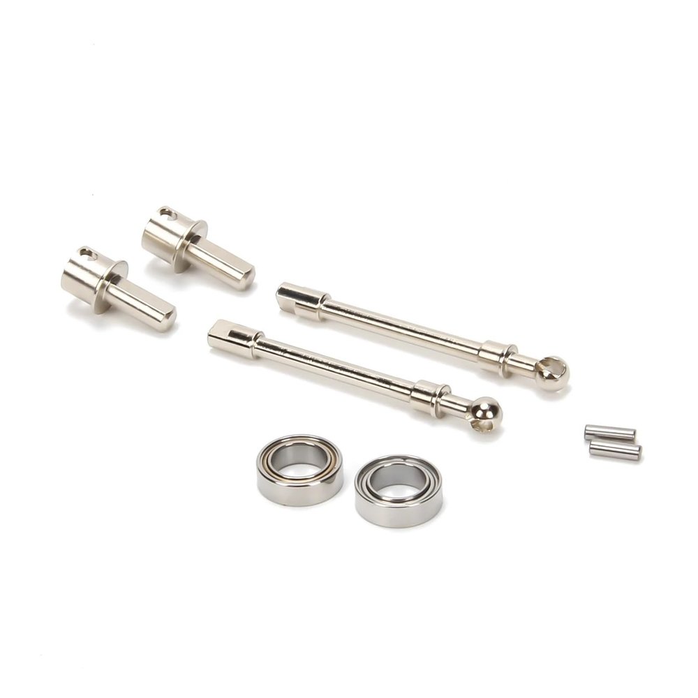 #45 Steel Front Portal CVD Drive Shaft axle with Ball Bearing for RCA-WD Front Portal axle for Axial 1-24 SCX24 Crawlers Part