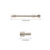 #45 Steel Front Portal CVD Drive Shaft axle with Ball Bearing for RCA-WD Front Portal axle for Axial 1-24 SCX24 Crawlers Part view 3