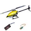 Buddy RC OMPHOBBY M1 V1 RC Helicopter for Adults - 6CH 3D Aerobatic RC Helicopters Outdoor with Dual Brushless Direct-Drive Motors, Outdoor Mini RC Aircraft for Advanced PilotsBNF Version, Yellow view 1