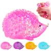 1Pcs Squishy Hedgehog Sugar Stress Balls Squeeze Toy for Kids, Slow Rise Squishy Hedgehog Sensory Fidget Toys, Glitter Sugar Squish Ball Easter Basket Stuffers (Pink) view 1
