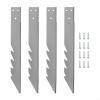 4PCS Ground Anchors, Heavy Duty Anchor Kit, Outdoor Swing Garden Anchors Swing Fixings for Swings, 4pcs Bracket and 12pcs Screw view 1